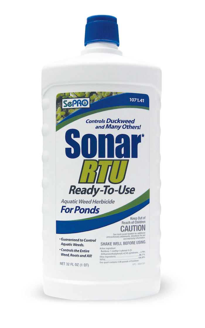 Sonar RTU 1 Quart – Ready-to-Use Aquatic Herbicide for Duckweed and Hydrilla Control, Fluridone-Based, Pond Weed Killer Safe for Fish and Pets