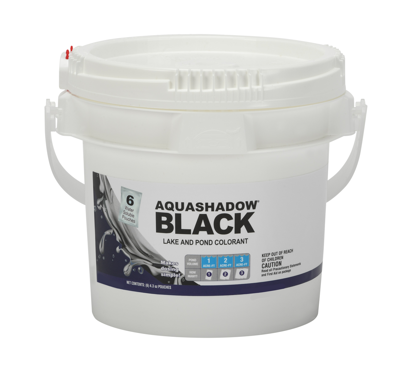 Aquashadow Blue Pond Dye 6 Pack – Water-Soluble Dye Packets for UV Protection and Aesthetic Clarity – Fish Safe and Easy to Use