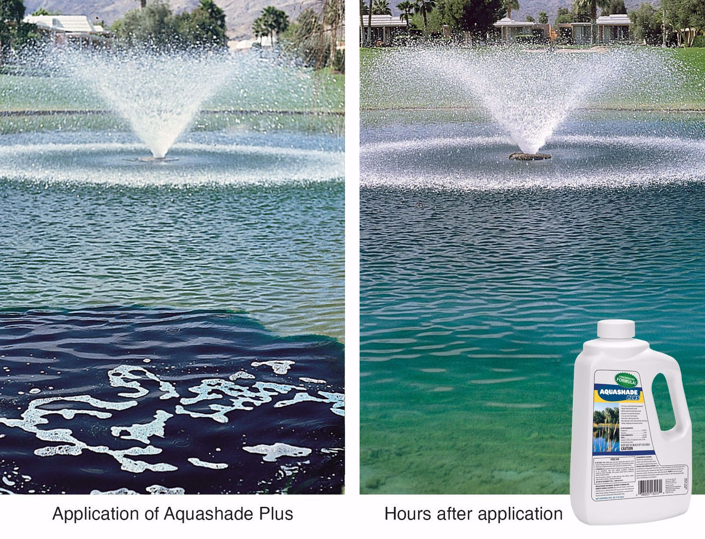 Aquashade Plus Before and After Application