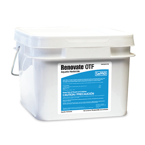 Renovate OTF 10 lbs – Granular Aquatic Herbicide for Milfoil, Primrose & Bladderwort – Systemic Broadleaf Weed Control, EPA Approved
