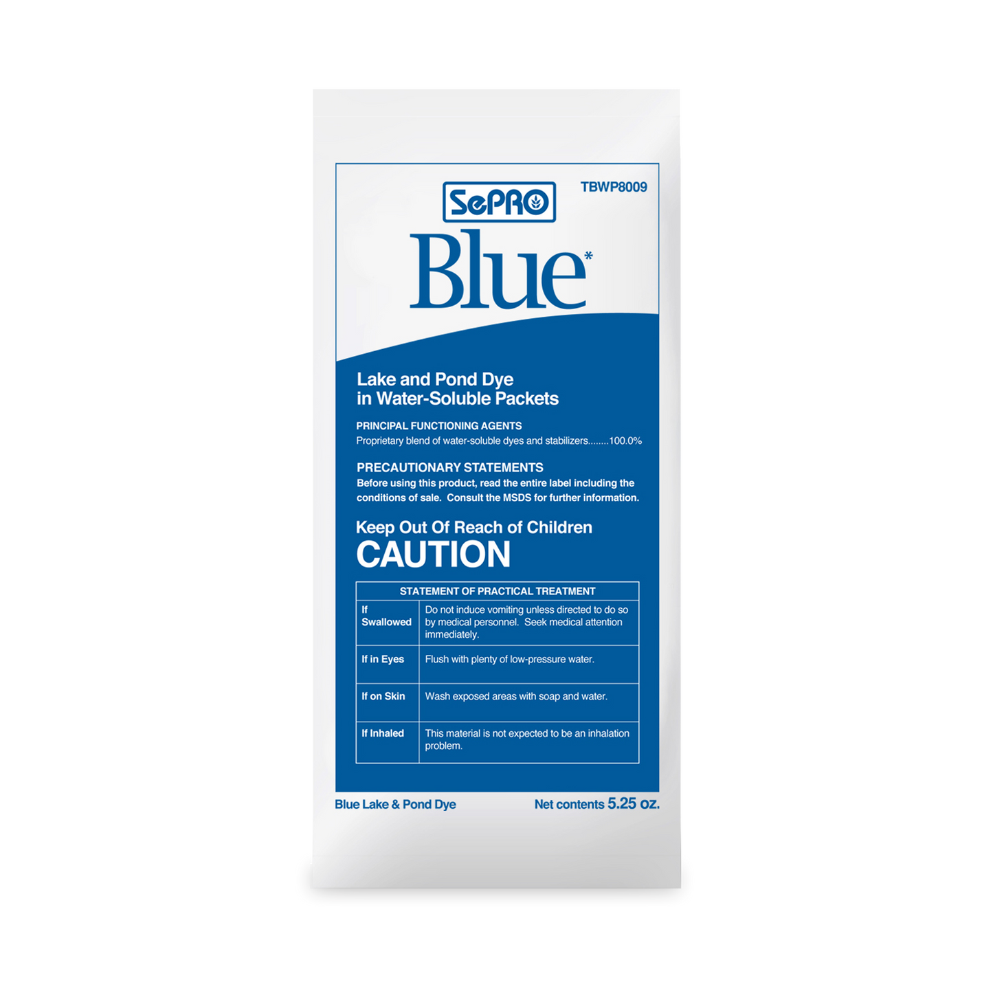 SePRO Natural Reflection Blue Dye 6 Pack – Water-Soluble Pond Dye Packets for Natural Blue Tint & UV Protection – Fish Safe, Easy Application