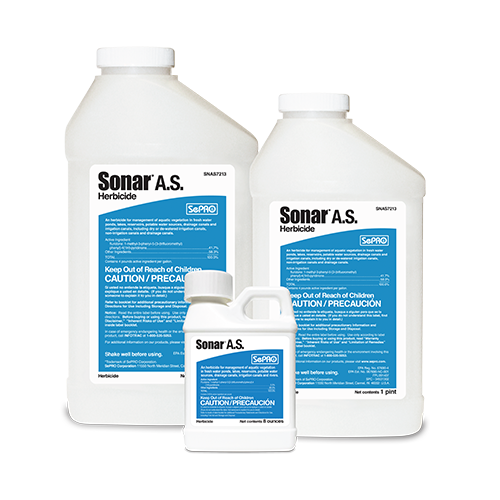 Sonar A.S. Aquatic Herbicide – Liquid Fluridone Weed Control for Duckweed, Hydrilla & Coontail – Fish Safe, Long-Lasting Pond Treatment