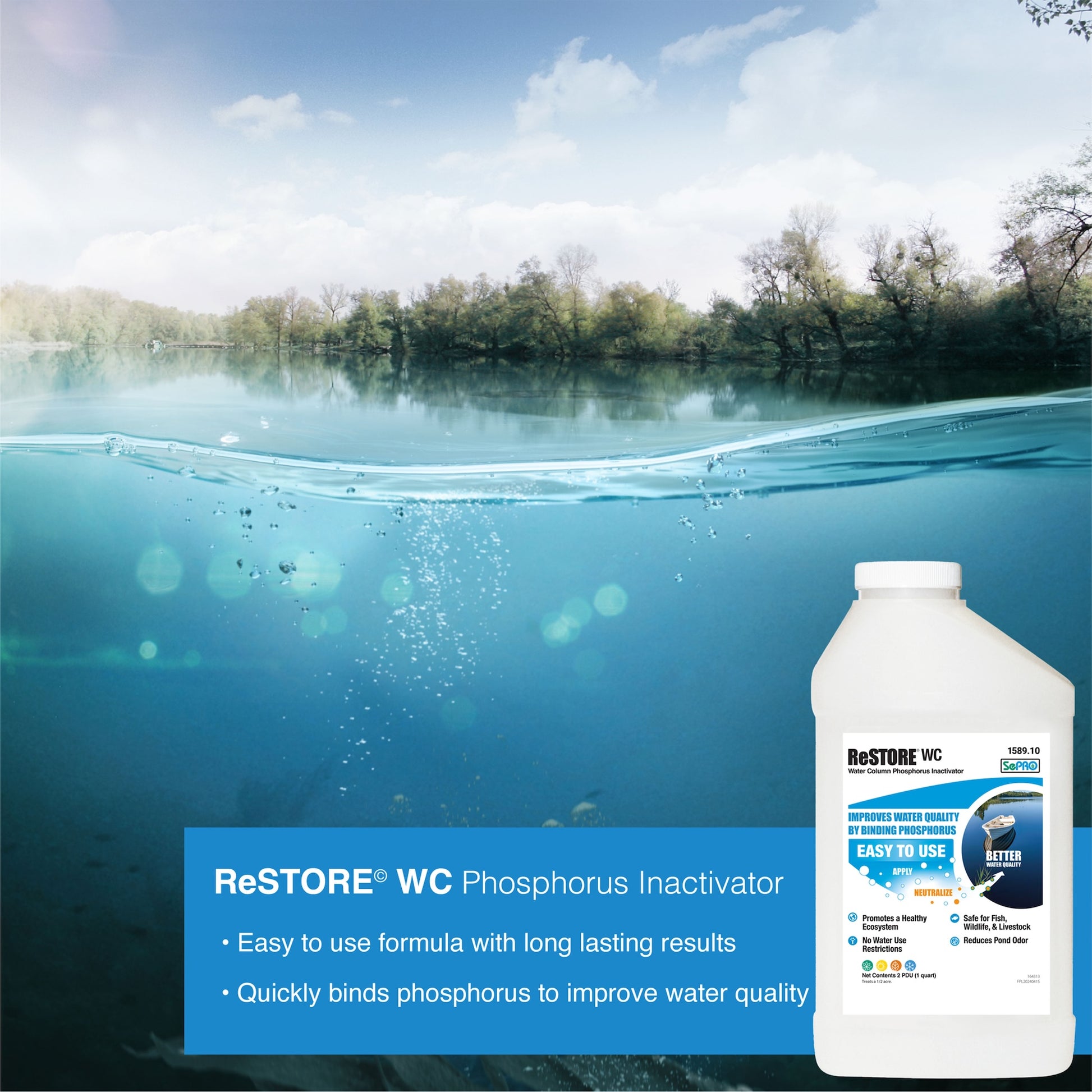 restore ii herbicide ReSTORE WC Phosphorus Inactivator – diy.SePRO.com