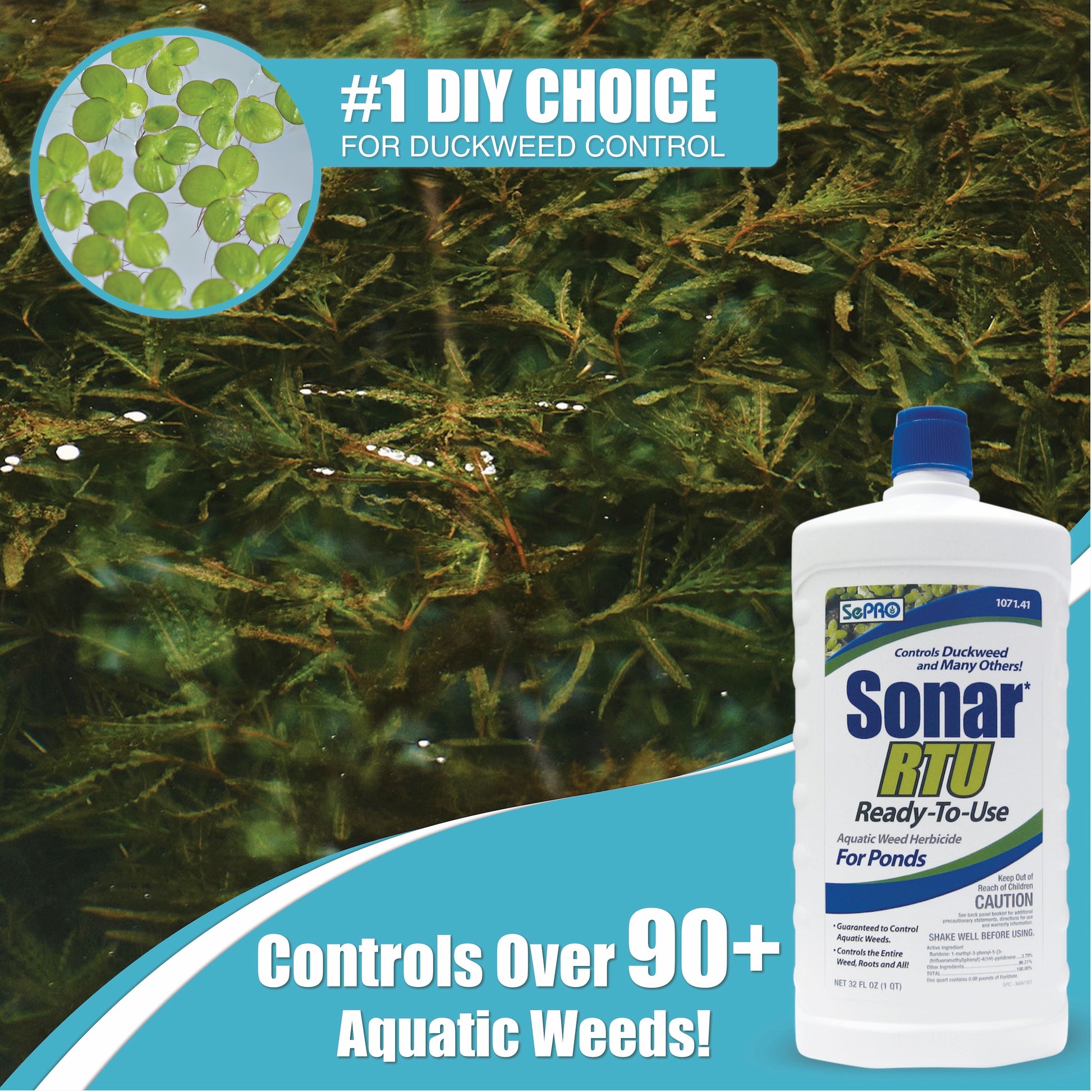 herbicide colorant Sonar RTU Aquatic Herbicide