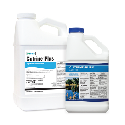 Cutrine-Plus Liquid Algaecide 1 Gallon/2.5 gallon – Fast-Acting Copper Formula for Planktonic, Filamentous & Chara Algae – EPA Approved for Pond & Lake Use

